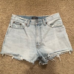 Abercrombie High Rise Annie Denim Shorts Size 4
